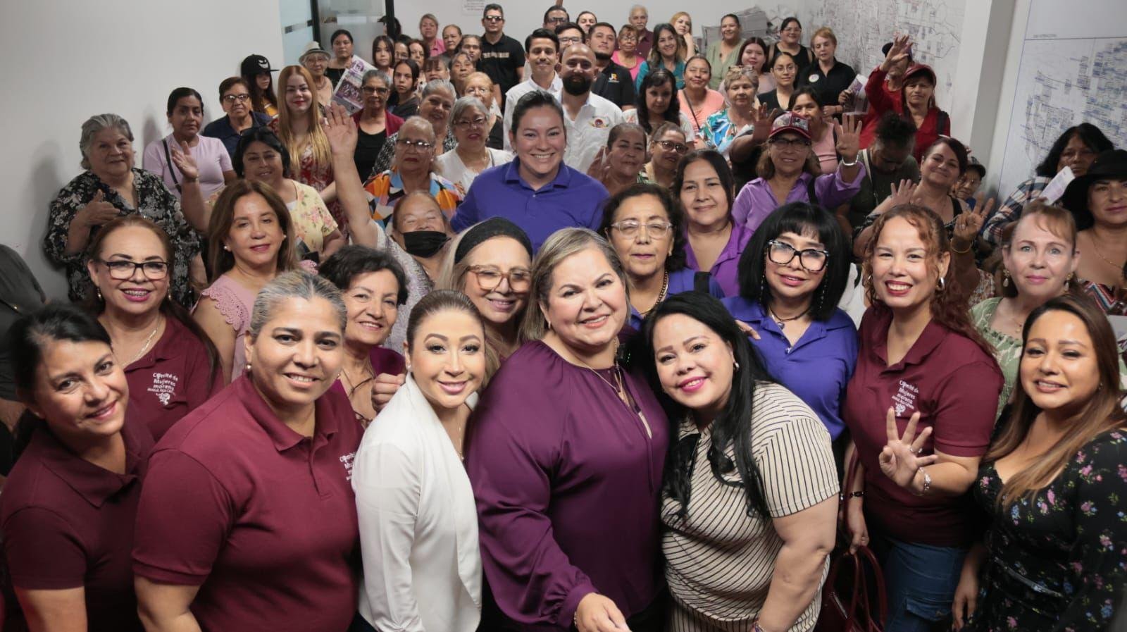 LA FUERZA DE LAS MUJERES, NECESARIA PARA FORTALECER LA RENOVACIÓN DE MORENA EN BC: EVA MORENO GUERRA