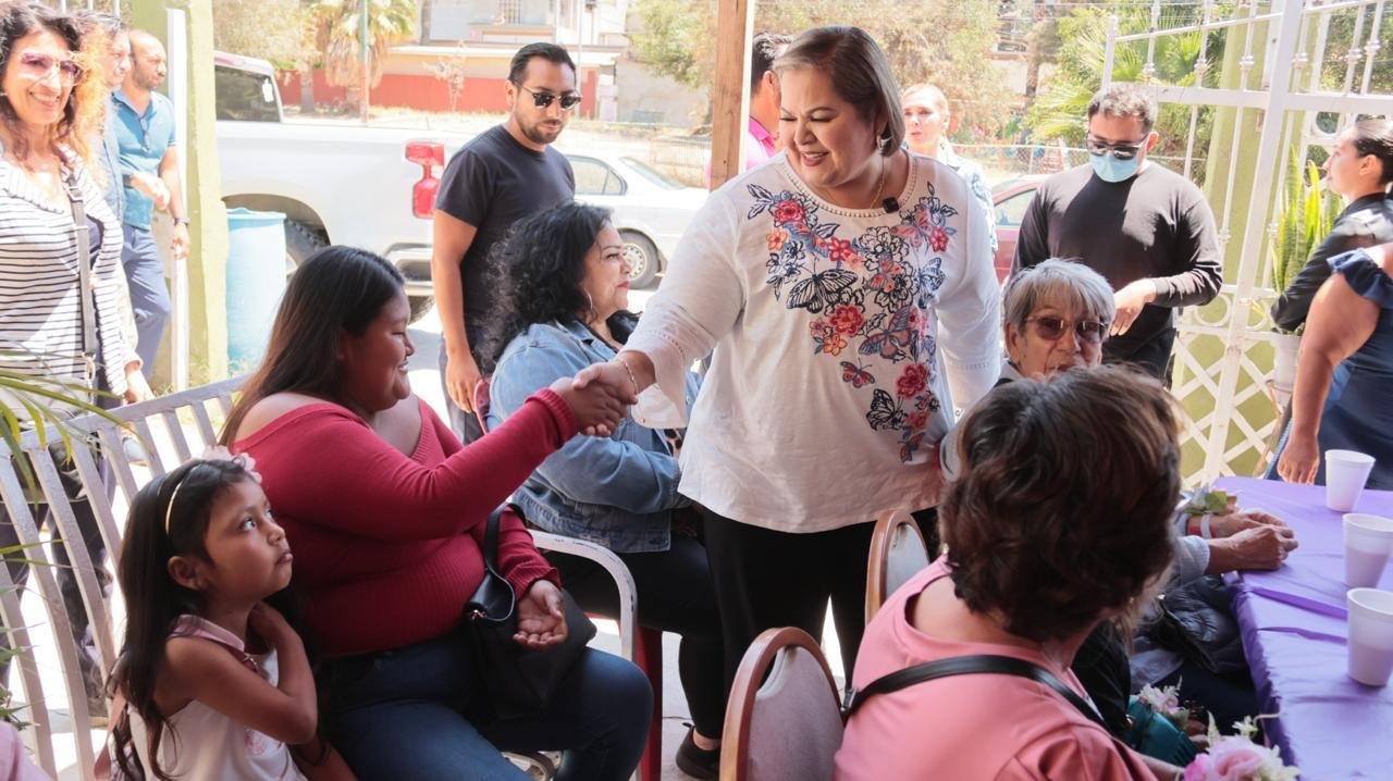 REAFIRMA EVA MORENO SU COMPROMISO CON LAS MUJERES Y LAS FAMILIAS DE TIJUANA.